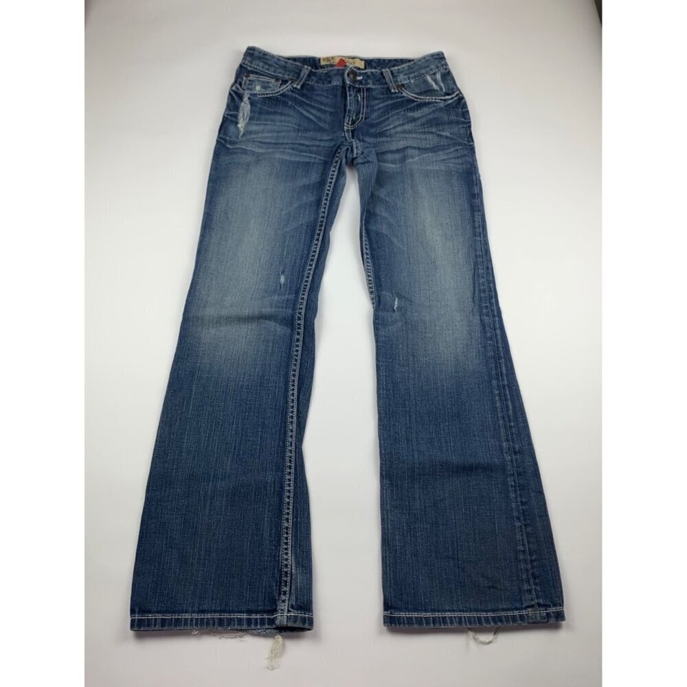 BKE Distressed Denim Stella Bootcut Jeans 28